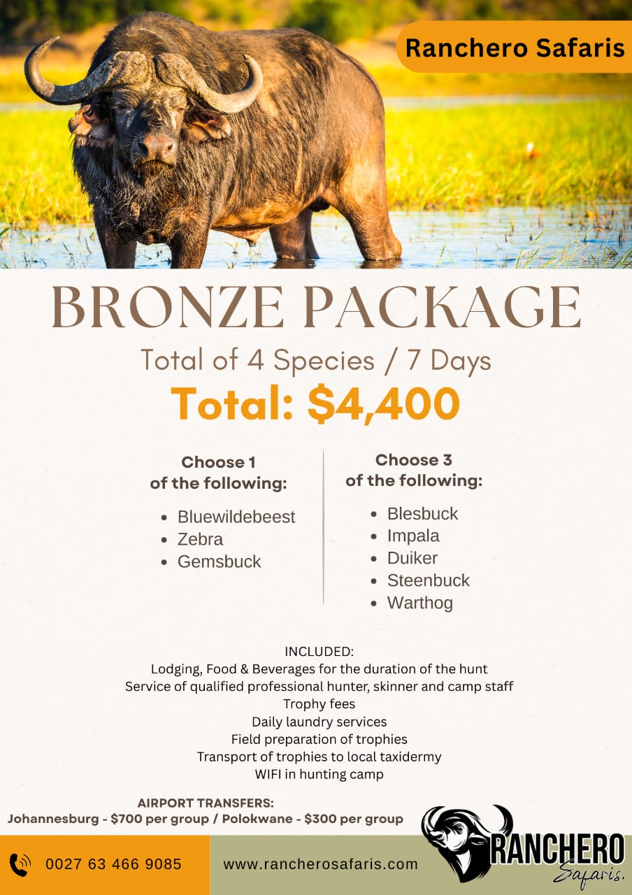Ranchero Safaris Package 1